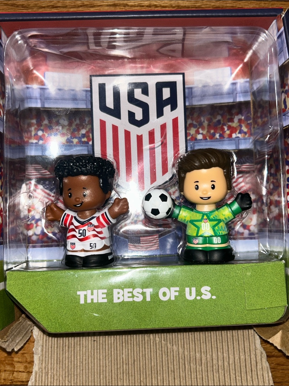 Little People Collector USA Soccer Kids Toy Figure Set - FIFA